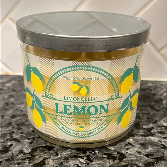 Bath & Body Works Other - Bath & Body Works Limoncello Lemon 3 Wick Candle NWT